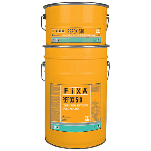 Epoxy resin flooring - REPOX 510 - FİXA YAPI KİMYASALLARI SAN VE TİC LTD.ŞTİ - indoor / industrial / for hospital