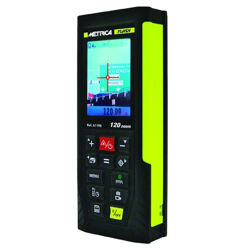 Laser range finder - METRICA FLASH 120 ZOOM - Metrica S.p.A.