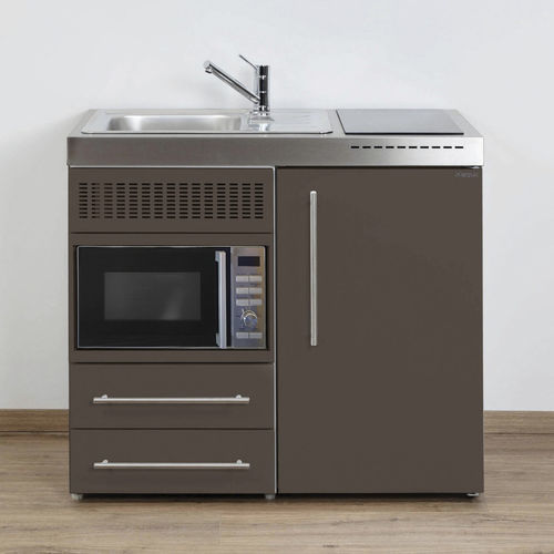 Small kitchenette - MPM 100 - Stengel Steel Concept GmbH - stainless steel / with cooktop / induction