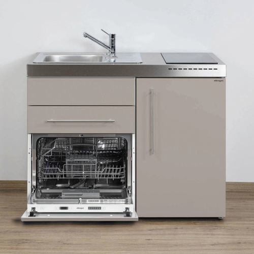 Small kitchenette - MPGS 110 - Stengel Steel Concept GmbH - stainless steel / with handle / induction