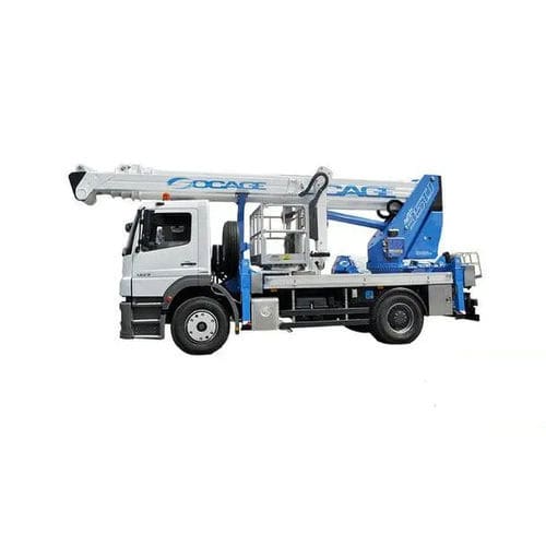 Truck-mounted telescopic boom lift - ForSte 35TJ - SOCAGE NACELLE - for factory