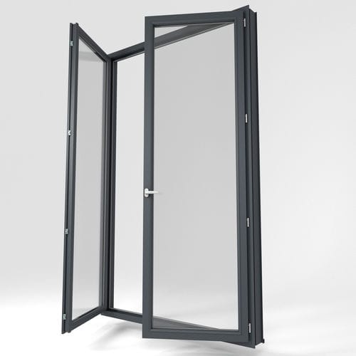 Swing French door - FP72 - CASTES INDUSTRIES SAS - PVC
