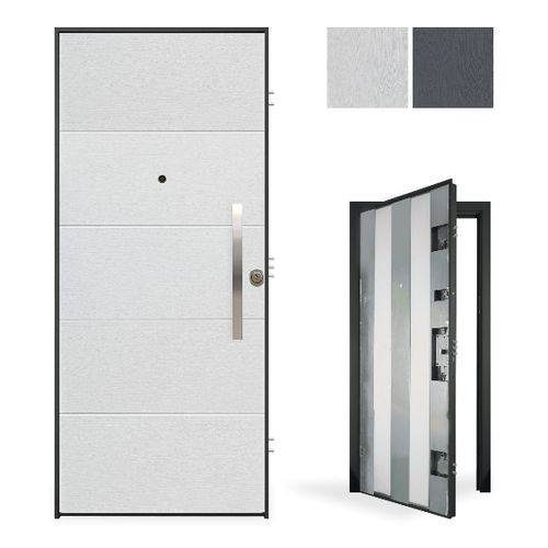 Entry door - Ghost Afrodite  - GRUPPO PRIMAVERA SRL - fiberglass / melamine / swing