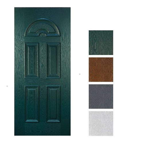 Door panel - ZEUS - GRUPPO PRIMAVERA SRL - fiberglass / smooth / wood look