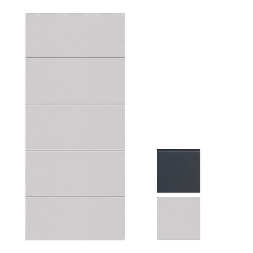 Door panel - PENTA  - GRUPPO PRIMAVERA SRL - aluminum / textured / wood look