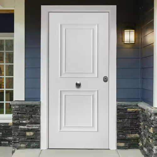 Entry door - E-lite Ares - GRUPPO PRIMAVERA SRL - galvanised steel / fiberglass / melamine
