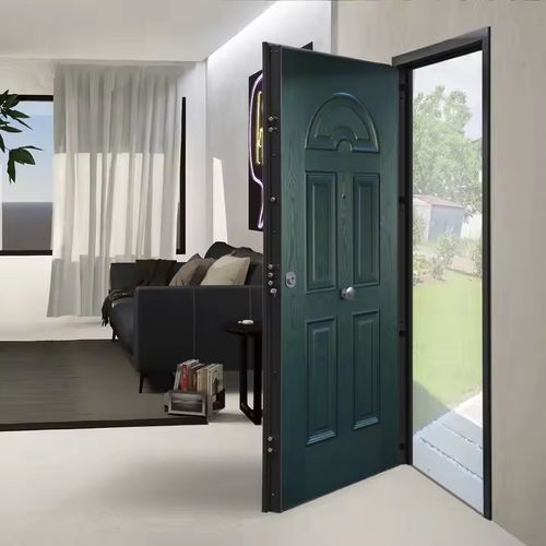 Entry door - E-lite Zeus  - GRUPPO PRIMAVERA SRL - galvanised steel / fiberglass / melamine