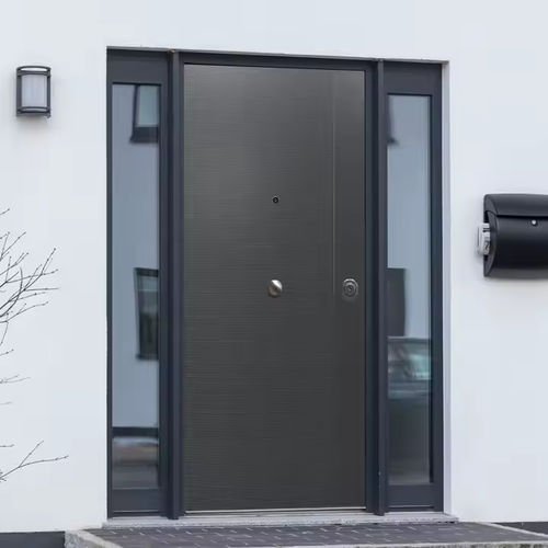 Entry door - E-lite Millerighe - GRUPPO PRIMAVERA SRL - aluminum / galvanised steel / melamine