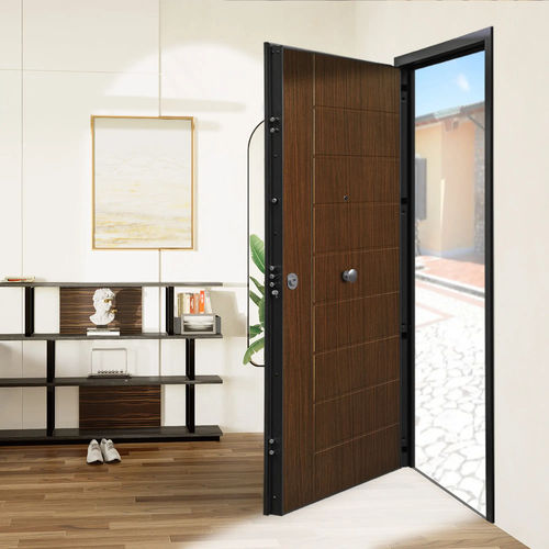 Entry door - THERMOENERGY Ischia Island - GRUPPO PRIMAVERA SRL - galvanised steel / PVC / melamine