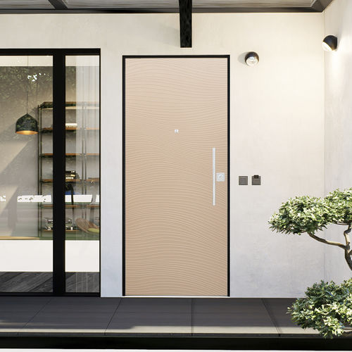 Entry door - THERMOENERGY Dune - GRUPPO PRIMAVERA SRL - aluminum / galvanised steel / melamine