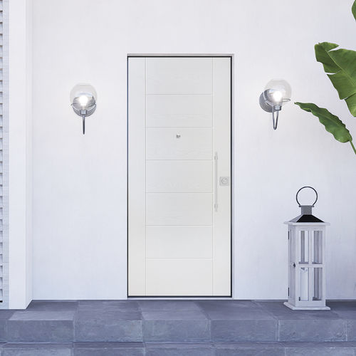 Entry door - THERMOENERGY CL4 Helios - GRUPPO PRIMAVERA SRL - galvanised steel / fiberglass / melamine