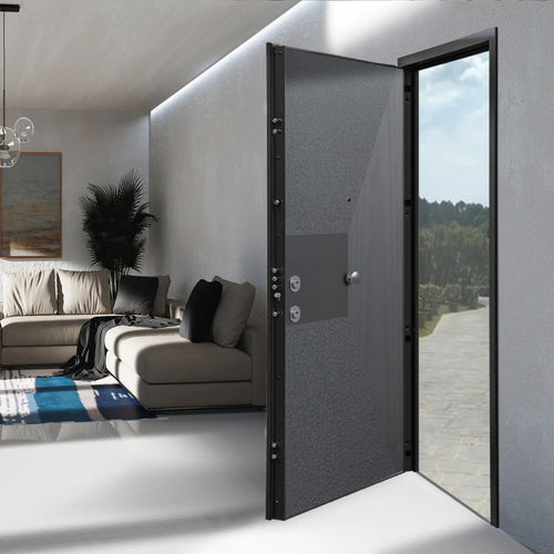 Entry door - THERMOENERGY Lux - GRUPPO PRIMAVERA SRL - aluminum / galvanised steel / melamine