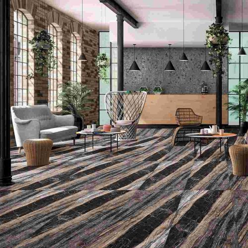 Porcelain tile - SECRET GARDEN - Foshan Sunvin Ceramics CO., Ltd - high-gloss / indoor / bathroom