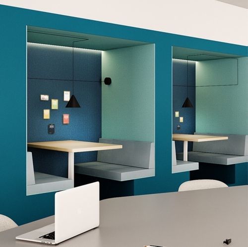 Acoustic wall panel - Piano - HOME INTERNATIONAL - polyethylene terephthalate / rectangular / fabric look