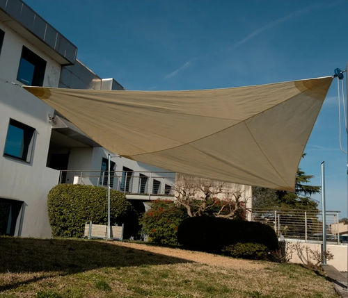 UV-resistant shade sail - Solaria Furl Breathable - Maanta - custom-made / wind-resistant / roll-up