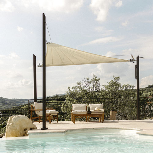 shade sail with mororized roller - Maanta