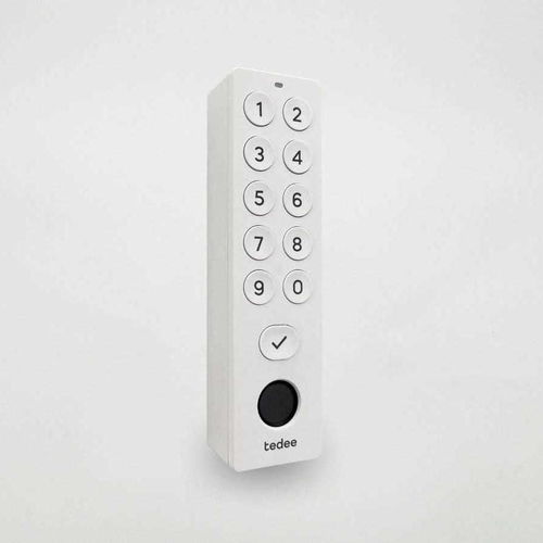 Security fingerprint reader - KEYPAD PRO WHITE  - Tedee - for access control / wall-mounted / stand-alone