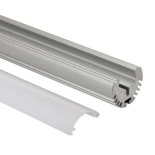 Aluminum profile - DILRL-O24-M150-ALU - DELILED – DELITECH - round / for LED lighting