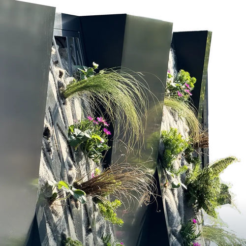 Facade green wall - ULTRAWATT PRO - with live plants / modular-panel / natural
