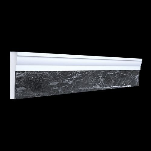 Black baseboard - DKS-01 - RAMSOY İNŞAAT İZOLASYON KİMYEVİ MADDE SAN VE TİC LTD ŞTİ - high-density polystyrene / decorative / outdoor