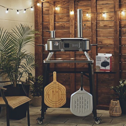 Home pizza oven - vera™ - Black & Decker - wood-burning / pellet / charcoal