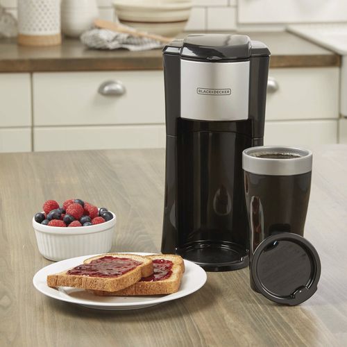 Pod coffee machine - CM618 - Black & Decker - automatic / 1-group / black
