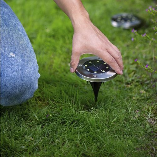 Floor lamp - BDSLDK8P - Black & Decker - spike / stainless steel / plastic
