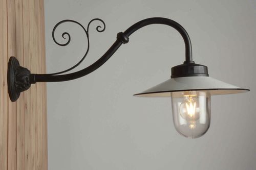 Contemporary wall light - Gartenfrosch GmbH - outdoor / glass / steel