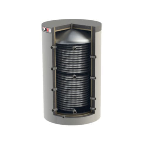 Electric hot water cylinder - HPh- series - KHT Group z.o.o. - floor / vertical / residential