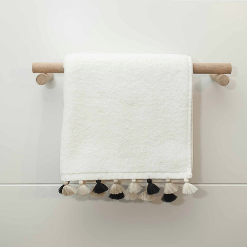 1-bar towel rack - Ssafia - wall-mounted / beech