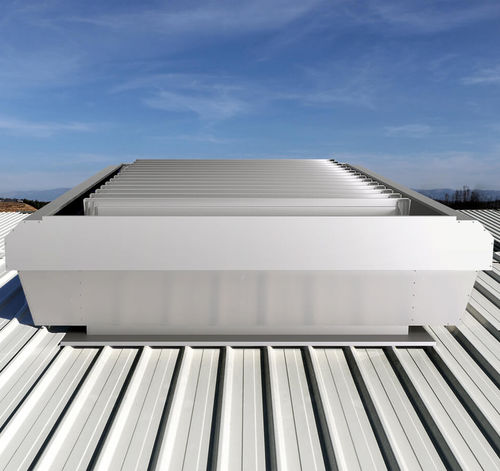 Aluminum smoke vent - MEGAVENTRA - TRIA FRANCE - polycarbonate / glass / smoke and heat extractor