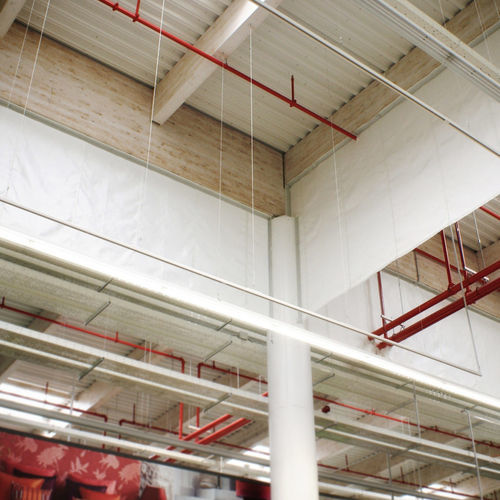 Building glass panel - TRIASMOKE FIX - TRIA FRANCE - for screening / colorless / high-resistance