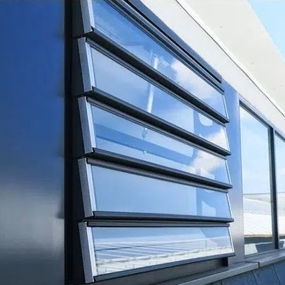 Aluminum smoke vent - VENTRA-F - TRIA FRANCE - polycarbonate / glass / for facade