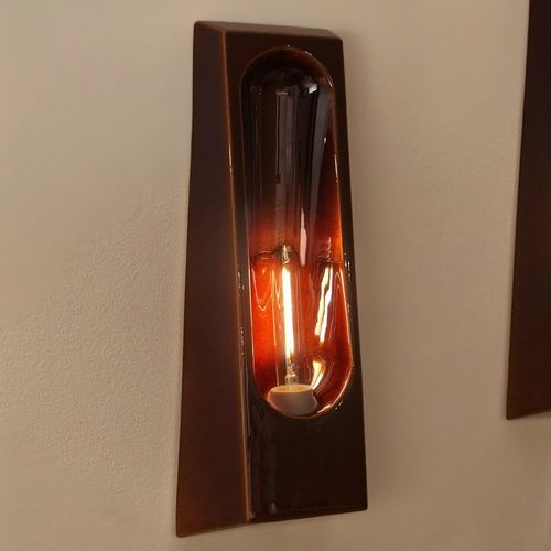 Contemporary wall light - ALCOVE PORTO - Violaine d'Harcourt - indoor / ceramic / geometric