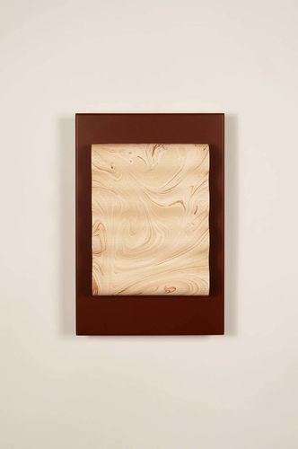Indoor wall light - MARBLE FRAME IV - Violaine d'Harcourt - marble / paper / lacquered steel