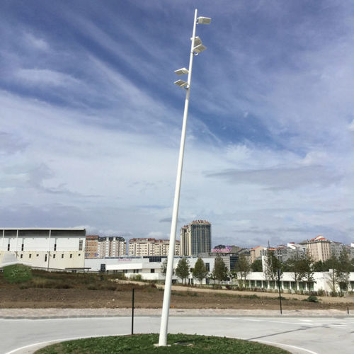Urban lamp post - TWIST - IDELNOR - contemporary / thermo-lacquered steel / galvanised steel