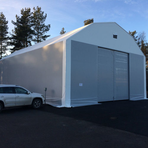 Precast warehouse - PVC 12 - Finest Hall - galvanised steel / industrial