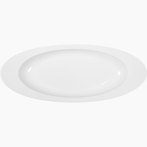 Serving plate - Saturno : 045003700001 - COSTA VERDE - oval / porcelain / commercial