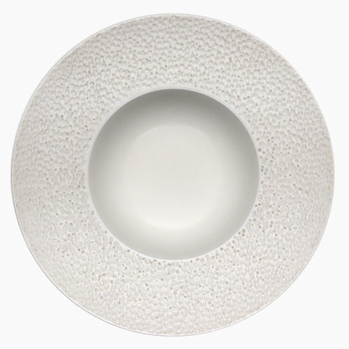 Soup plate - Bubbly : 045000604766 - COSTA VERDE - round / porcelain / commercial