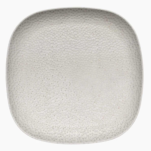 Square plate - Bubbly : 011001604766 - COSTA VERDE - porcelain / commercial / plain