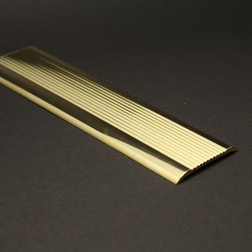 Flat stair nosing - 660300   - ADESOL - brass