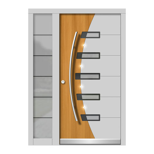 Entry door - H137+ST - DOORS, d.o.o. - wooden / swing / contemporary