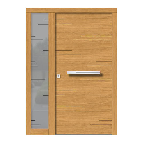 Entry door - H142+ST - DOORS, d.o.o. - wooden / swing / contemporary