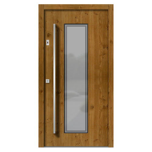 Entry door -  H192 - DOORS, d.o.o. - wooden / swing / contemporary