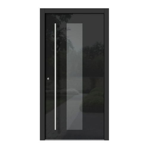 Entry door - H308 - DOORS, d.o.o. - wooden / glass / swing