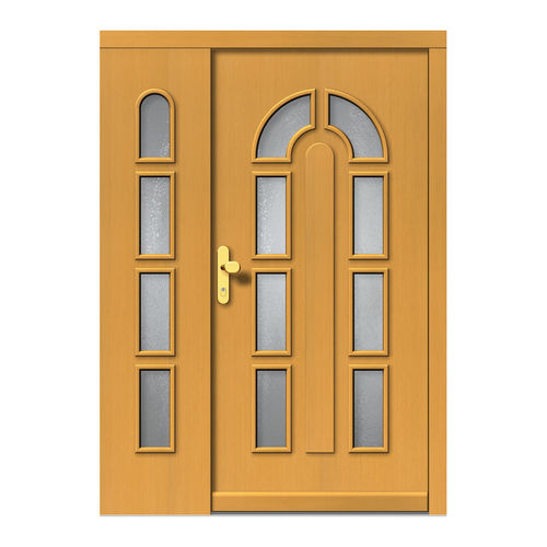 Entry door - H504+ST - DOORS, d.o.o. - wooden / swing / classic
