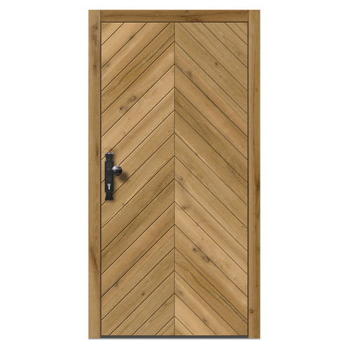 Entry door - H403 oak 2E - DOORS, d.o.o. - wooden / swing / vintage