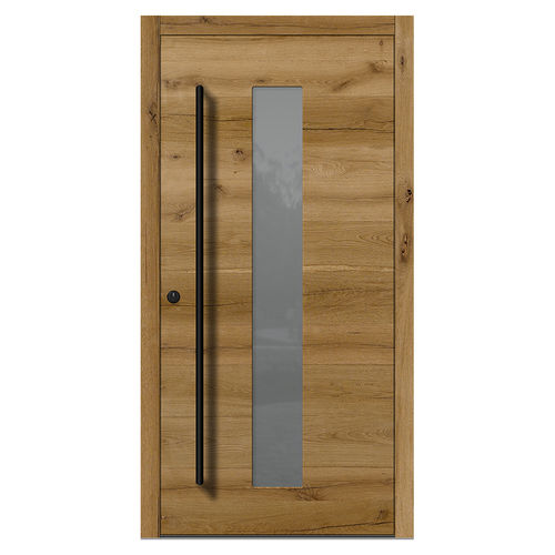 Entry door - H453 oak 2E - DOORS, d.o.o. - wooden / swing / vintage