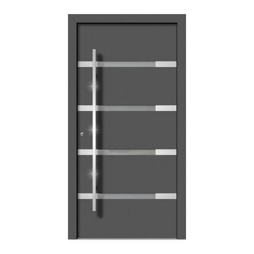 Entry door - HA121E - DOORS, d.o.o. - wooden / aluminum / swing