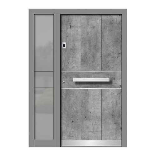 Entry door - HA145E+ST - DOORS, d.o.o. - wooden / aluminum / swing